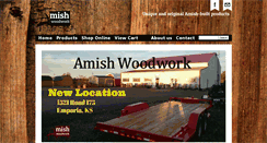 Desktop Screenshot of amishwoodwork.com